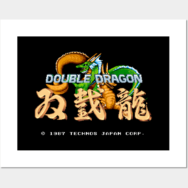 Mod.1 Arcade Double Dragon Video Game Wall Art by parashop